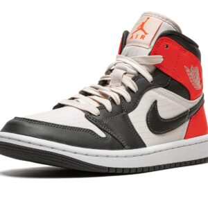 Jordan Womens WMNS Air Jordan 1 Mid SE DQ6078 100 Newsprint - Size 6W