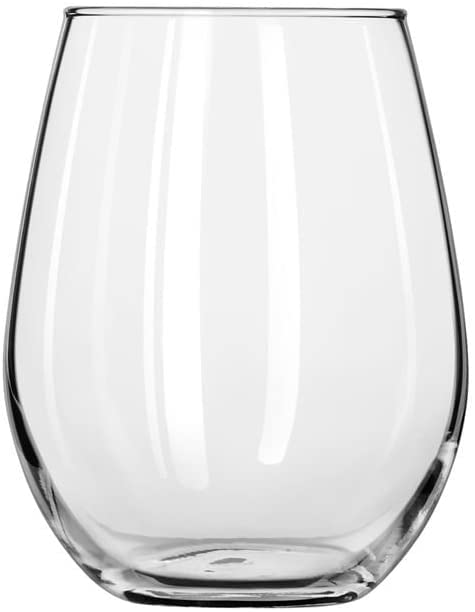 AMZ Empire Modern Stemless Wine Drinking Glasses 11.75 oz/Set of 6 With Coasters and Pourer