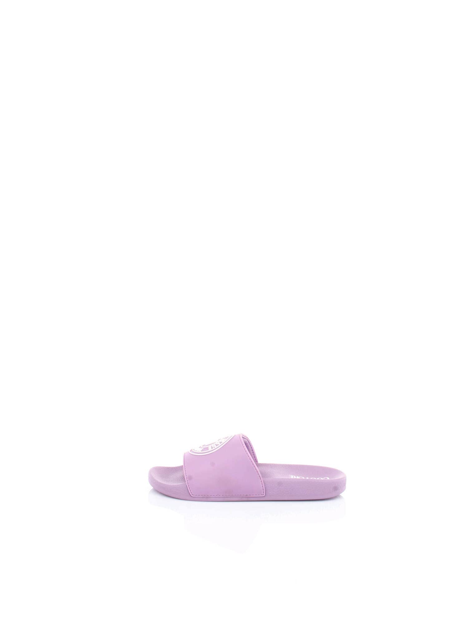 Versace Jeans Couture Lavender Signature Logo Pool Slide -6 for womens