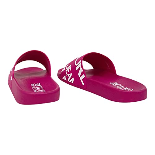 Versace Jeans Couture Women Slides Fuchsia 8 US