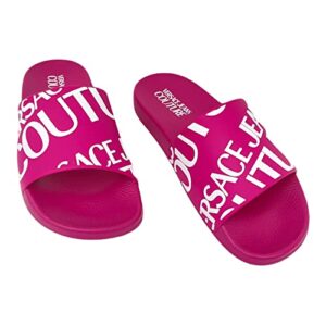 Versace Jeans Couture Women Slides Fuchsia 8 US