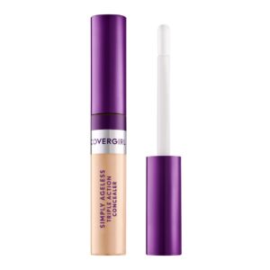 covergirl simply ageless triple action concealer, buff beige, pack of 1