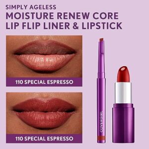 COVERGIRL Simply Ageless Lip Flip Liner, Loving Rose, Pack of 1