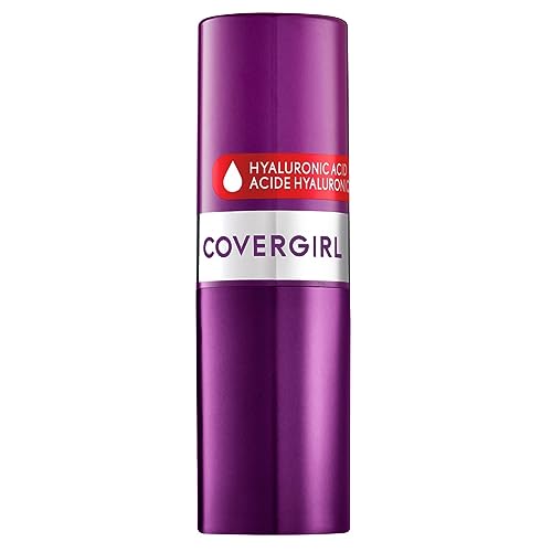 COVERGIRL Simply Ageless Moisture Renew Core Lipstick, Devoted Red, Pack of 1