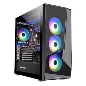 iBUYPOWER Pro Gaming PC Computer Desktop SlateMR 236i (Intel i5-12600KF 3.7GHz, GeForce RTX 3060 12GB, 16GB DDR4 RGB RAM, 500 GB NVMe SSD + 1 TB HDD, WiFi Ready, Windows 11 Home)