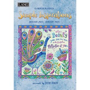 lang simple inspirations™ 2023 monthly planner (23991012116)