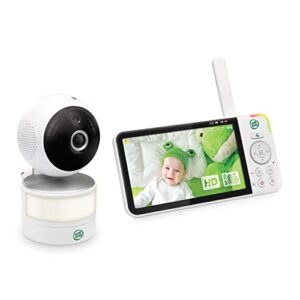 LeapFrog LF915HD Baby Monitor, 5” 720p Screen, 360° Pan & Tilt with 8X Zoom Camera, Color Night Vision, Night Light, Two-Way Intercom, Secure Transmission No WiFi