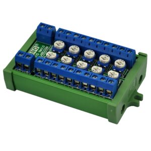 Dimmer Control 10-Lights LED Hub Distribution Module, AC/DC 5 to 24V Input, for HO/N/O Train Model