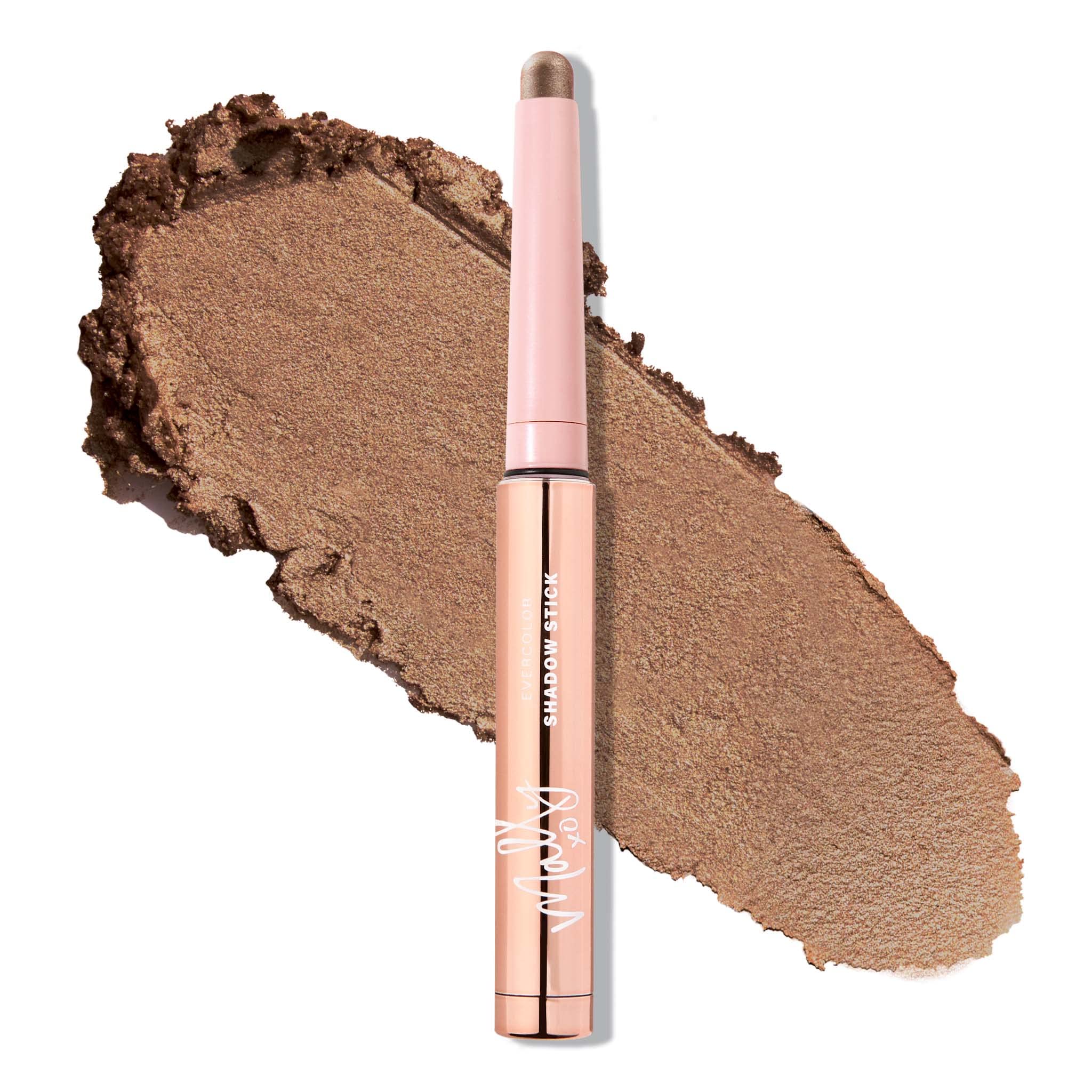 Mally Beauty Evercolor Eyeshadow Stick - Burnished Bronze Shimmer - Waterproof and Crease-Proof Formula - Easy-to-Apply Buildable Color - Cream Shadow Stick