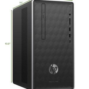 HP 590-P0069 Mini Tower Computer PC AMD Quad-Core A10-9700 Processor, [ 8GB Ram 2TB Hard Drive ] Wireless Keybaord and Mouse, Windows 10 (Renewed)