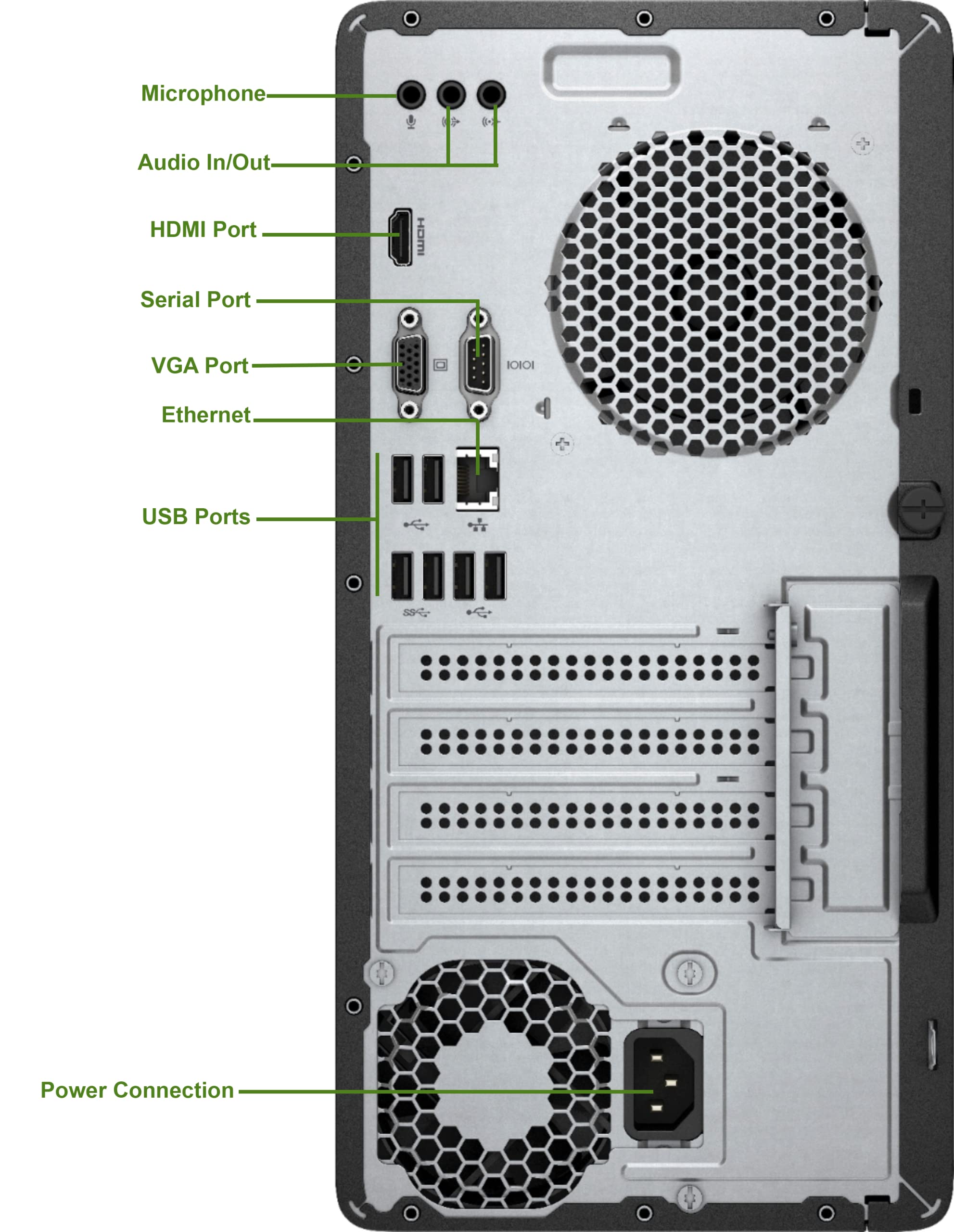 HP 590-P0069 Mini Tower Computer PC AMD Quad-Core A10-9700 Processor, [ 8GB Ram 2TB Hard Drive ] Wireless Keybaord and Mouse, Windows 10 (Renewed)