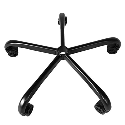 Frassie 25 Inch Office Chair Metal Base Replacement Heavy Duty 2500 Lbs Universal Computer Chair Base Part with 5 Casters