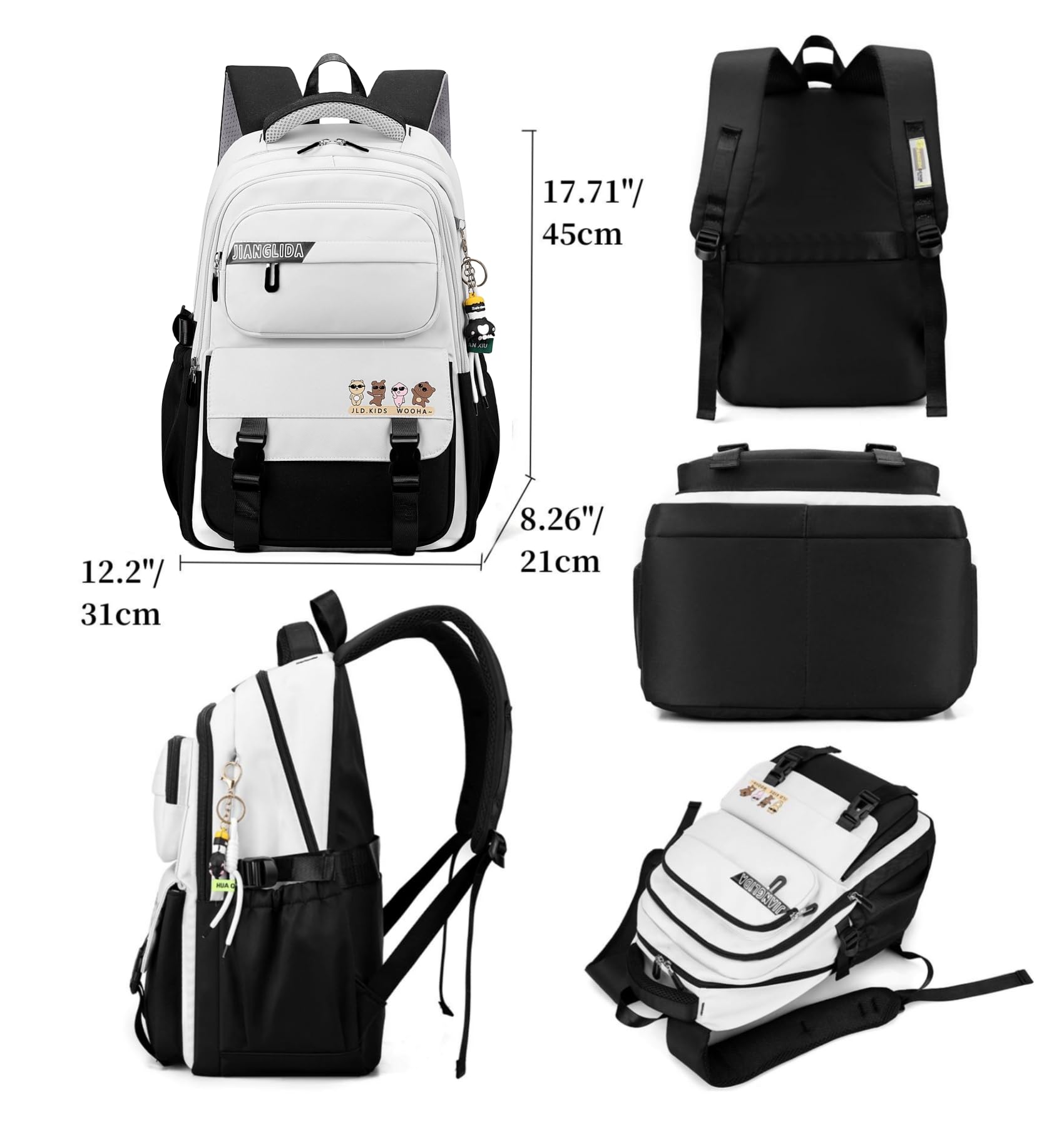 Backpack for Girls Kids Schoolbags Elementary Middle School Students Bookbag Boys Backpacks Casual Daypacks Travel Bag