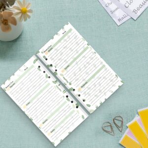 2024 Planner Monthly Weekly And Budget Paper Kit, 6 Ring Planner Accessory, 6.73” X 3.72”, Personal Size For Budget Planner Binder Cover, Money Binder Organizer For Cash