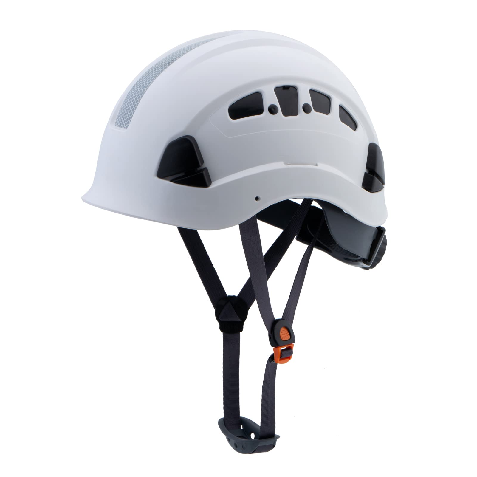 UNINOVA Hard Hats for Construction OSHA Safety Helmet 6 pt. Adjustable Suspension Cascos De Construccion ANSI Z89.1 Type I Class C Hardhats(S1 White)