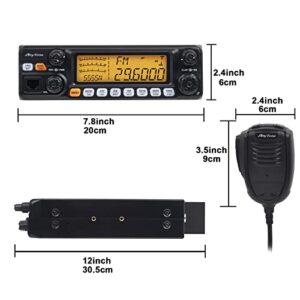 AnyTone AT-5555N II 10 Meter Radio for Truck, with CTCSS/DCS Function, High Power Output 60W AM PEP,50W FM,SSB 60W (AT-5555N II with CTCSS/DCS)