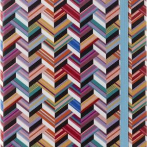 Moleskine Limited Edition 2023 Weekly Notebook Planner Missoni, 12M, Large, Zig Zag Textile, Hard Cover (5 x 8.25)