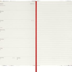 Moleskine Limited Edition 2023 Weekly Notebook Planner Missoni, 12M, Large, Zig Zag Textile, Hard Cover (5 x 8.25)