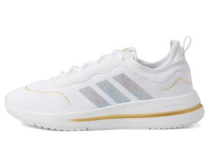 adidas comfort runner white/white/matte gold 5.5 b (m)