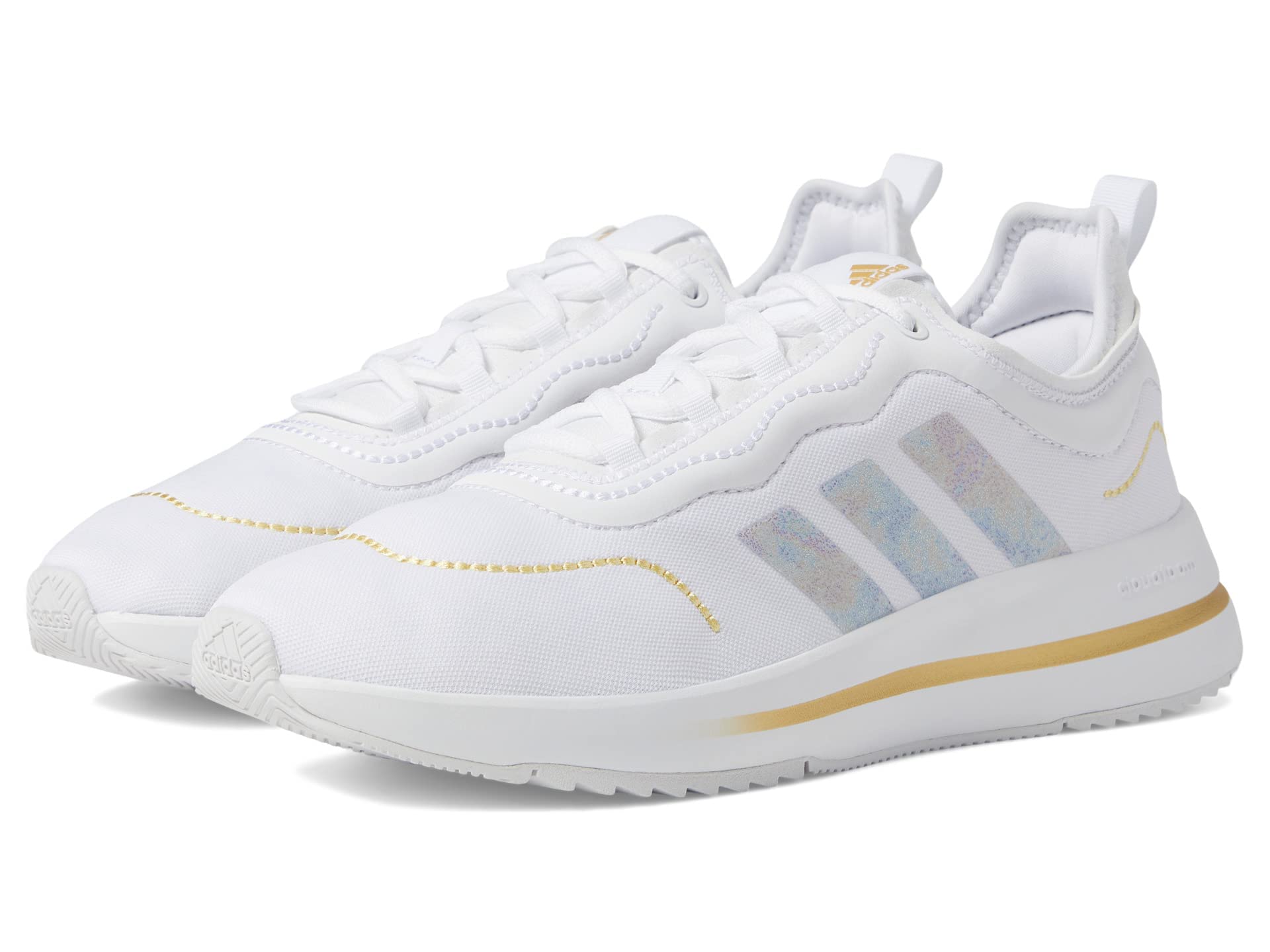 adidas Comfort Runner White/White/Matte Gold 5.5 B (M)