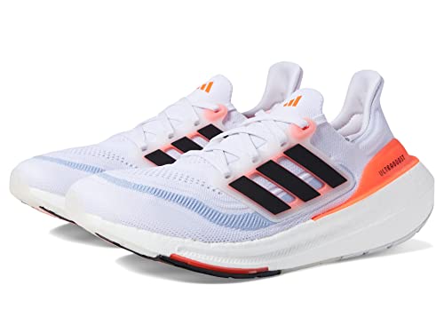 adidas Women’s Ultraboost Light Running Shoes (Ultraboost 23), White/Black/Solar Red, 7