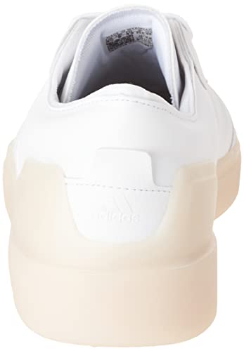 adidas Women's Court Revival Sneaker, White/White/Gold Metallic, 7.5