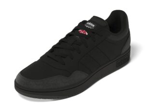 adidas mens hoops 3.0 low sneaker, black/black/carbon, 9 us