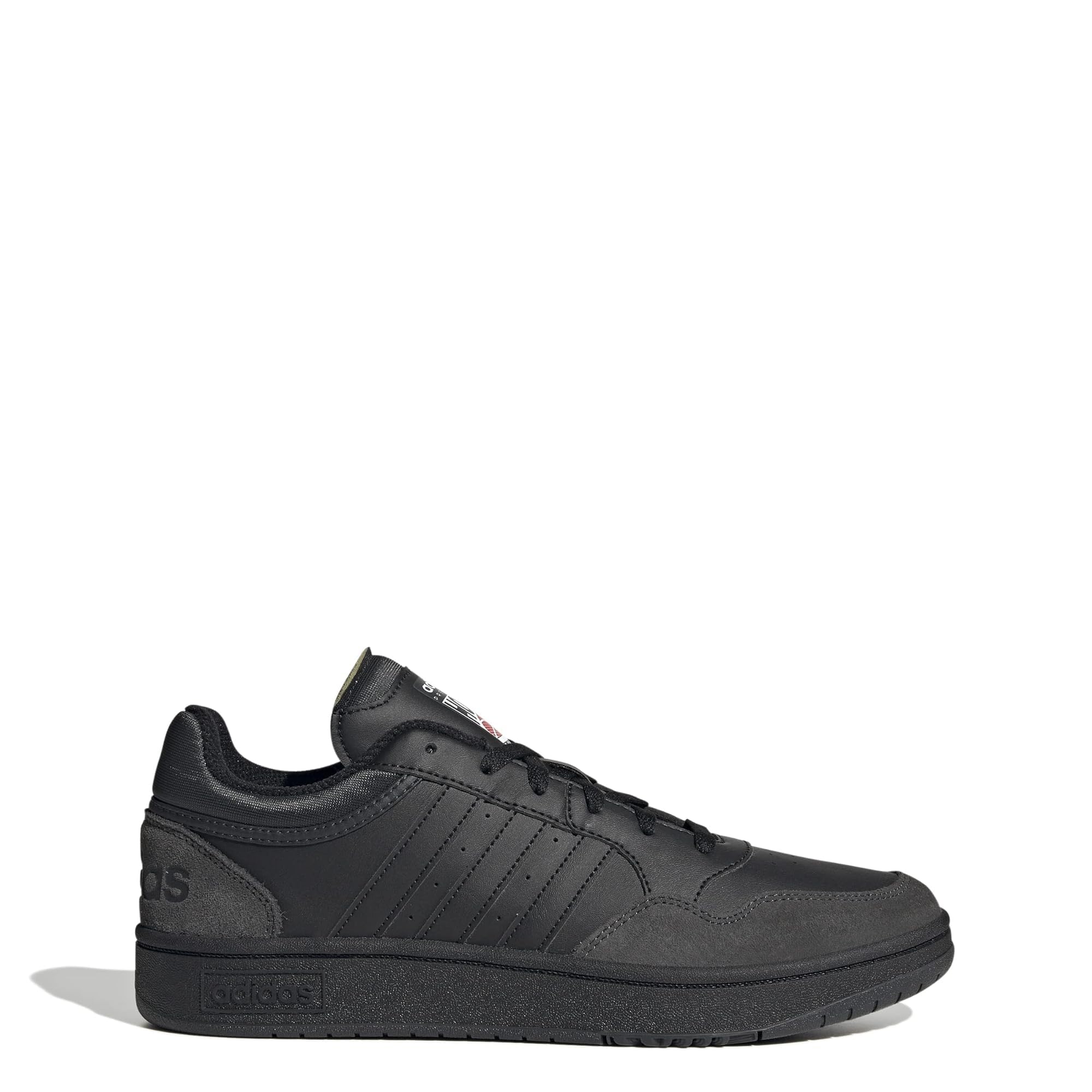 adidas mens Hoops 3.0 Low Sneaker, Black/Black/Carbon, 9 US