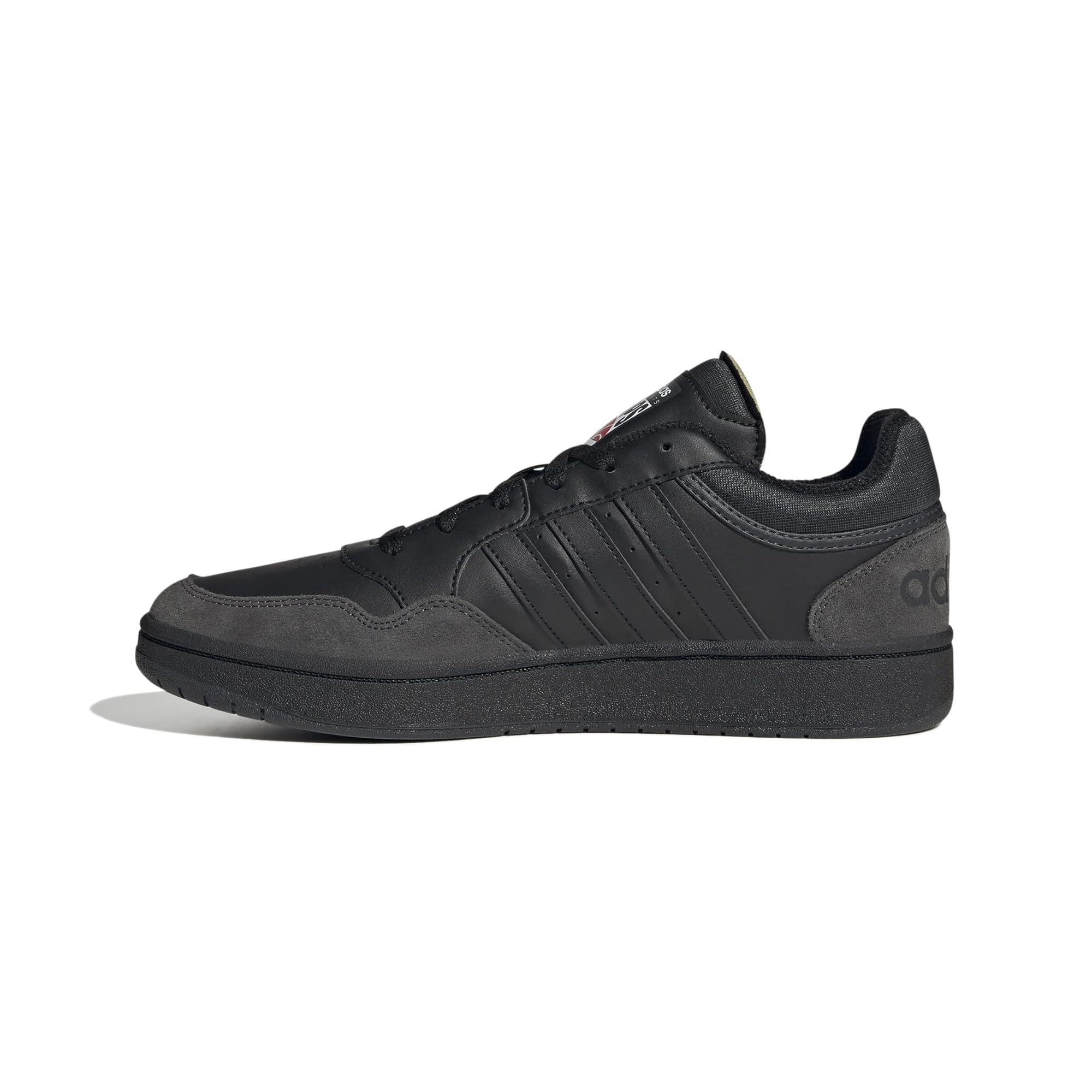 adidas mens Hoops 3.0 Low Sneaker, Black/Black/Carbon, 9 US