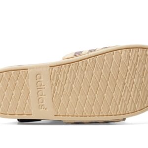 adidas Women's Adilette Comfort Slides Sandal, Sand Strata/Wonder Oxide/Sand Strata, 11