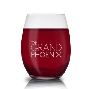 the young and the restless grand phoenix laser engraved stemless wine glass