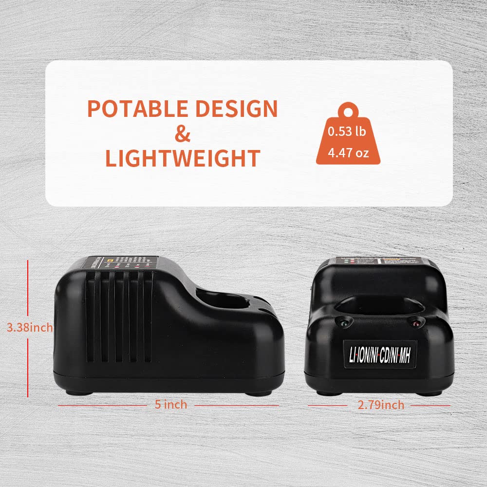 900476 902667 900200 Battery Charger Compatible with Paslode Li-ion, Ni-CD, Ni-MH Battery 404717 B20544E BCPAS-404717 404400 900400 900420 etc