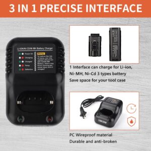 900476 902667 900200 Battery Charger Compatible with Paslode Li-ion, Ni-CD, Ni-MH Battery 404717 B20544E BCPAS-404717 404400 900400 900420 etc