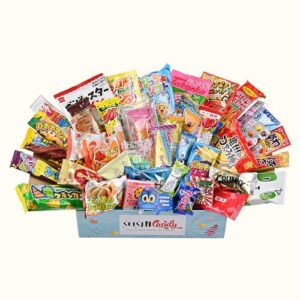 40 japanese candy & snack box and other popular sweets (gift box)
