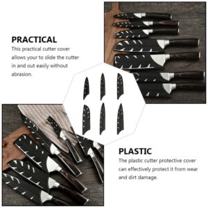 Plastic Cutlery Plastic Knife Universal Paring Knife Blade Guards Protectors Chef Vegetable Knife Cover for Home Kitchen Shop Suitcase Suitcase Pocket Protector