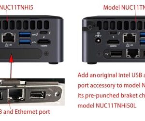 Intel NUC 11 Pro NUC11TNHi5 Update to NUC11TNHi50L Home & Business Mini PC Mini Desktop Dual LAN 11th Gen Intel® Core™ i5-1135G7 Processor Upto 4.2 GHz Turbo,4 Cores,8 Threads(No RAM&SSD)