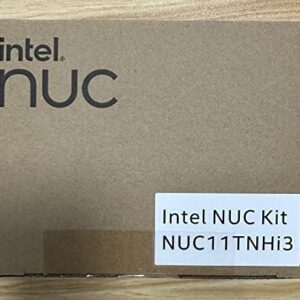 Intel NUC 11 Pro NUC11TNHi3 Tiger Canyon Home & Business Mini PC Mini Desktop 11th Gen Intel® Core™ i3-1115G4 Processor Upto 4.1 GHz Turbo,2 Cores,4 Threads,6 MB L3 Cache(No RAM&SSD)