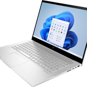 HP Envy 17T 17.3" FHD Touchscreen Business Laptop (Intel 12-core i7-1260P, 64GB RAM, 2TB PCIe SSD) Thunderbolt 4, Backlit Keyboard, Webcam, Wi-Fi 6E, Bluetooth, IST SD Card, Win 11 Pro, 2024, Silver