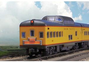kato usa model train products n union pacific city of los angeles 11 car set, armor yellow