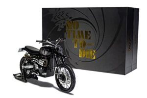 corgi diecast james bond 'no time to die' triumph scrambler 1200 1:12 motorcycle display model cc08401