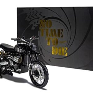Corgi Diecast James Bond 'No Time to Die' Triumph Scrambler 1200 1:12 Motorcycle Display Model CC08401