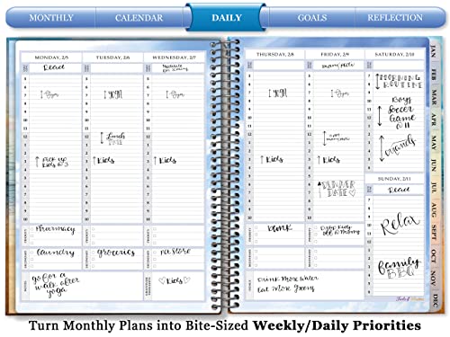 Tools4Wisdom 2024 Planner - 15 Month October 2023 thru Dec 2024 Planner - 8.5x11 Hardcover