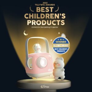 ZZZMOON Story Projector for Kids, Birthday Present for 2 3 4 Year Old Girls Boys Toys, Storybook Projector for Toddler Age 2-4 (Rechargeable)