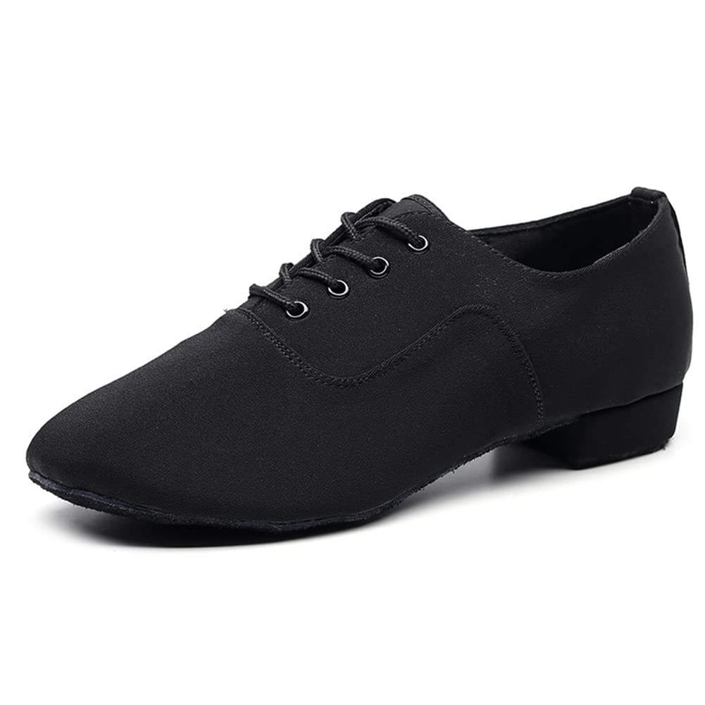 Men Ballroom Dance Shoes Women Latin Modern Salsa Dance Teaching Shoes Black 11 M US Men