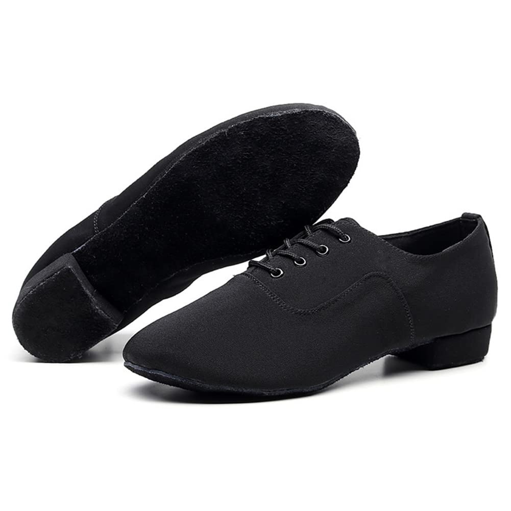 Men Ballroom Dance Shoes Women Latin Modern Salsa Dance Teaching Shoes Black 11 M US Men