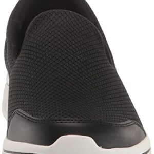 Skechers Women's Arch Walk Relaxed Fit Slip On Golf Shoe Sneaker, Black/White, 8.5