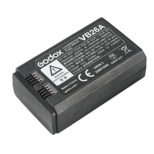 GODOX V1 Battery VB26A VB26 7.2V 3000mAh 21.6Wh Li-ion Battery V1-S V1-N V1-C V1F V1-O V1 Camera Flash and V860III V860III-S V860III-C V860III-N V860III-O V860III-F V850III AD100Pro MF-R76