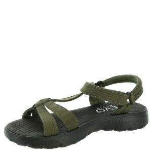 vevo active molokai womens sandal 9 cd us oliveblack