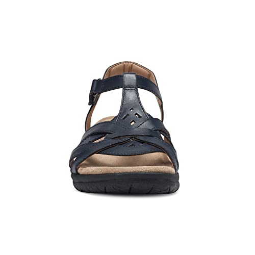 Earth Origins Women’s Sylvie Sandals for Casual and Everyday - Navy - 9.5