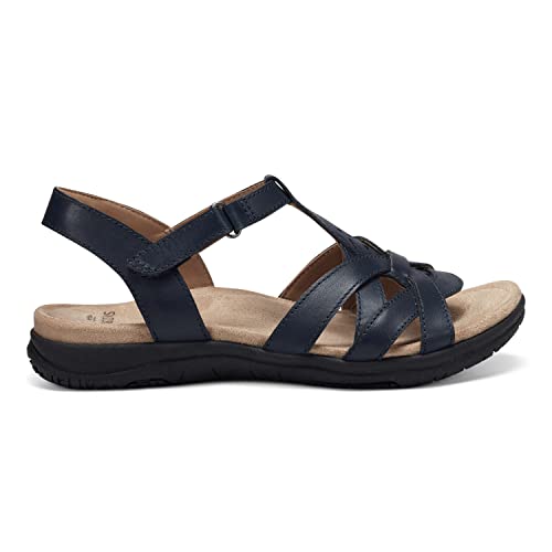 Earth Origins Women’s Sylvie Sandals for Casual and Everyday - Navy - 9.5